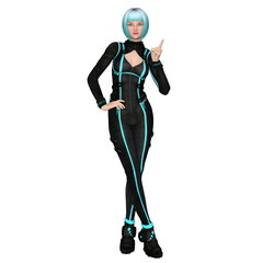 Obraz premium 女性戦士