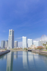 Obraz premium 横浜みなとみらい・ランドマークタワー周辺みなとみらい・ランドマークタワー周辺