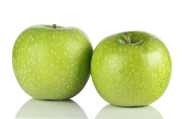 two green apples
