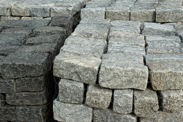 Stacks Of Granite Stones