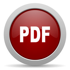 blog red glossy web icon