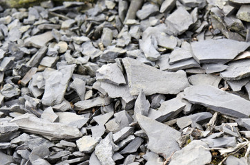 slate pieces