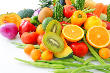 新鮮な野菜と果物
