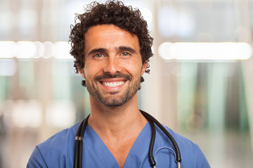 Smiling doctor portrait