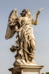 Fototapeta na wymiar Statue of angel in Rome