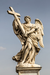 Statue of angel  in Rome