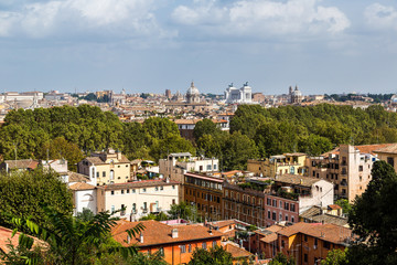 Fototapeta premium Panoramic view of Rome