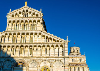 Naklejka premium Facade of the Pisa Cathedral - Italy