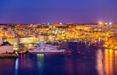 View of a marina near Valletta - Malta