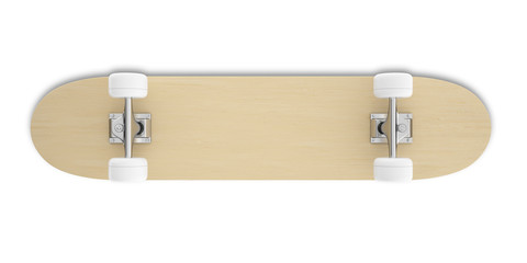 skateboard isolated on a white background. © rost9