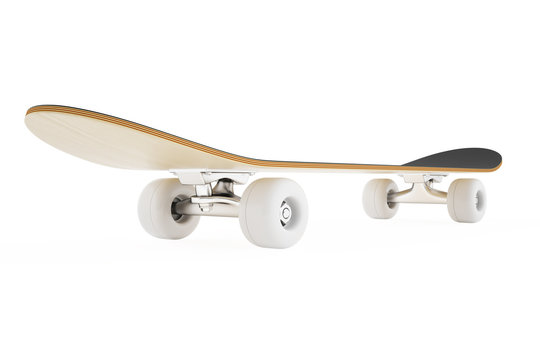skateboard isolated on a white background.