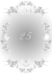 Silver wedding 25 years