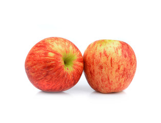 red apple isolated on white background