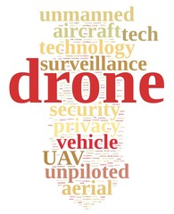 Drone, unmanned aerial vehicle .