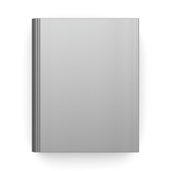 Book empty blank clean template single brochure hard cover