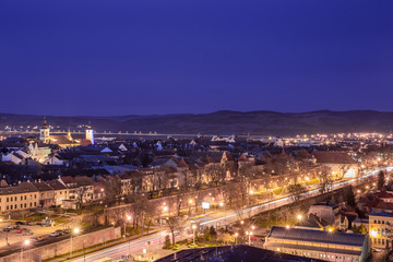Sibiu at the blue hour