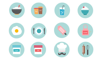 food & beverage icon set