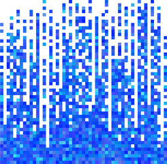 Squares technology background