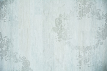 Vintage background structure of the tree with ornaments and a bl