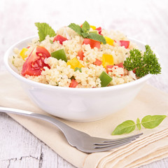 semolina and vegetable