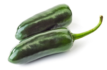 two jalapeno peppers