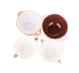 Soup bowls top.