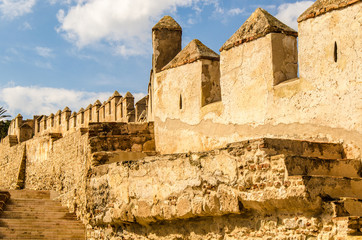 Mauer der Alcazaba in Almeria