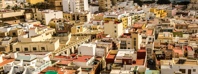 Dächer der Altstadt von Almeria
