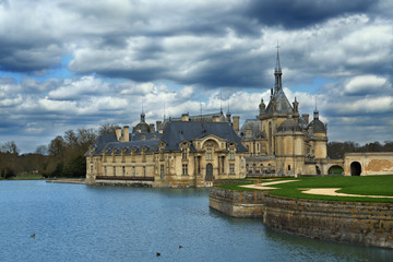 Fototapeta na wymiar Castello di Chantilly Francia