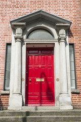 Puerta georgiana, Dublin. Irlanda.