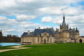 Fototapeta na wymiar Castello di Chantilly Parigi Francia