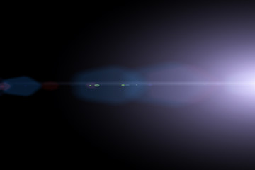 Vector star, sun with lens flare.
