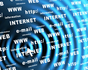 Obraz premium Internet concept