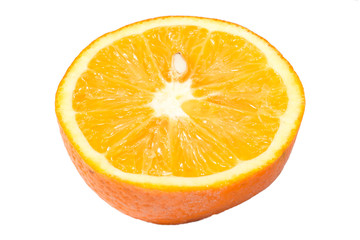 Orange fruit isolated on white background