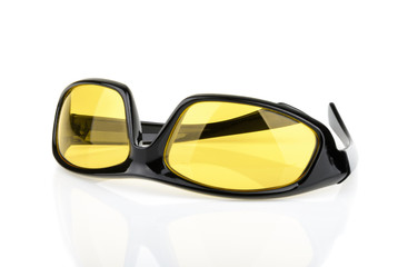 Sports sunglasses isolated