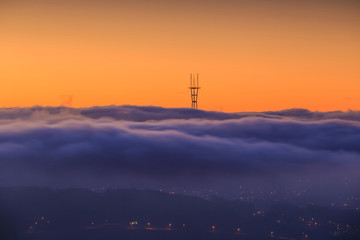 Sutro Tower telecommunication tower in San Francisco