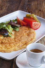 Delicious Omelet On Plate
