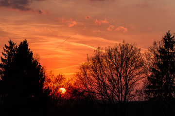 Ein schöner Sonnenuntergang