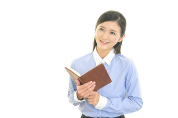 Obraz premium 笑顔の女性