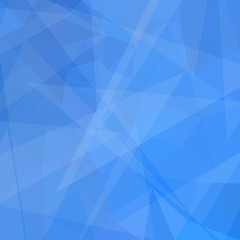 Abstract geometric blue background with triangular polygons