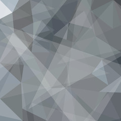 Abstract geometric gray background with triangular polygons