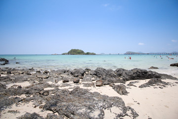 Beach sattahip, chon buri Thai country.