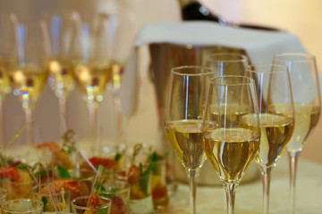 Champagne glasses