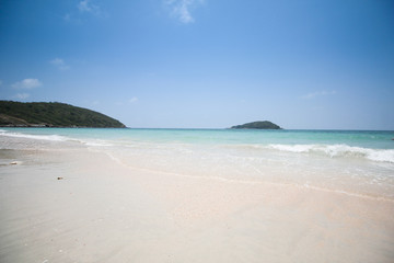 Fototapeta na wymiar Beach sattahip, chon buri Thai country.
