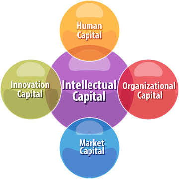 Intellectual Capital Business Diagram Illustration