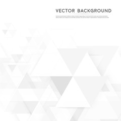 Fototapeta premium Vector background abstract polygon triangle.