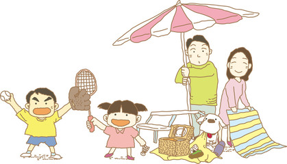 Outdoor Family, 家族で行楽レジャー