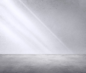 Concrete Room Corner Shadow Sunlight Wallpaper Concept