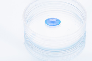 Resarch with samples in lab