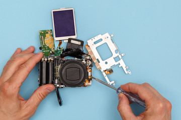 fixing broken camera